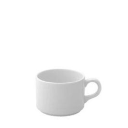 Ariane Prime Taza de Té Apilable, 23 cl, Vajilla Blanca, 6 cm Alto, 8.5 cm Ancho, 11.2 cm Largo, Clásica, Apta Microondas y Lavavajillas (Set de 12) Precio: 5.59000035. SKU: B18NDR6LVM