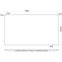 Hisense 86DM66D Pantalla Digital Signage 86" 4K UHD IPS Operación 24/7