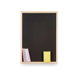 Pizarra de tiza Pincello 29x21 cm, madera y MDF, color negro y madera (24 Unidades) Pizarra de tiza Pincello 29x21 cm, madera y MDF, color negro y madera (24 Unidades)