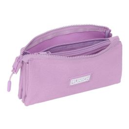 Munich Estuche Triple Básicos Lila 22x12x3 cm