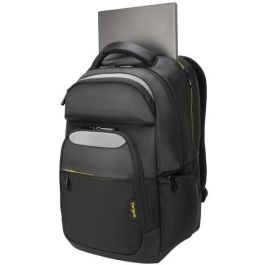 Targus Citygear Mochila para Portátil hasta 17.3 pulgadas, Resistente, Protección Dome, Compartimentos Tablet, Ergonómica, Negra