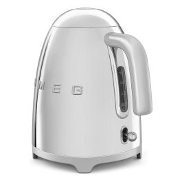 SMEG KLF03SSEU Hervidor de agua de acero inoxidable, 1.7L, 2400W, con filtro antical, apagado automático y base giratoria 360°