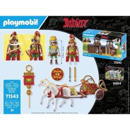 Playmobil Astérix: Cuadriga Romana 71543 - Juguete para Niños +5 Años