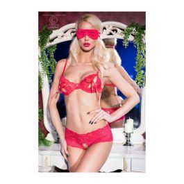 Conjunto de Lencería Chilirose Rojo M Conjunto de Lencería Chilirose Rojo M