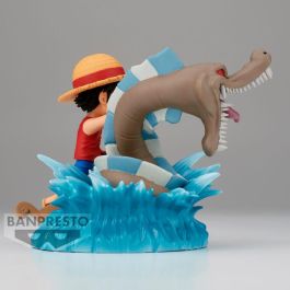 BANPRESTO Figura Monkey D Luffy vs Local Sea Monster Log Stories One Piece 7cm