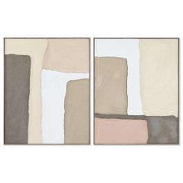 Cuadro Urban DKD Home Decor Multicolor Blanco 4.5 x 102 x 82 cm (2 Unidades)