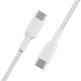 Cable USB-C Belkin CAB004BT2MWH2PK Blanco 2 m (2 Unidades) Cable USB-C Belkin CAB004BT2MWH2PK Blanco 2 m (2 Unidades)