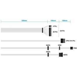 Aisens ASPC-500TFX-SEO Fuente de Alimentación TFX 500W 8cm Plata