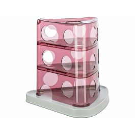Juguete para gatos Trixie Cheese Tower Blanco Rosa Caucho Plástico 32 x 32 x 32 cm