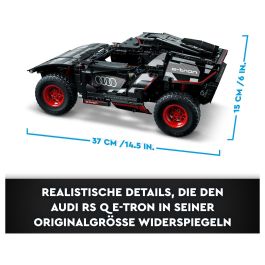 LEGO 42160 Audi RS Q e-tron Coche de Rally Teledirigido Modelo Todoterreno Dakar