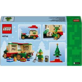 LEGO 40746 Camión de reparto de Papá Noel: juguete para niños de 8 años y decoración navideña