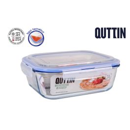 Quttin Fiambrera Rectangular Hermética 2.4L 25x21x9 cm (4 Unidades) Precio: 32.88999978. SKU: B1ADKXBT4S