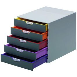 Durable Módulo 5 Cajones Varicolor 760527, Organizador Plástico ABS con Deslizamiento Silencioso, Apto A4/C4/Folio/Carta, Multicolor Precio: 82.49999978. SKU: B17HYG5K62