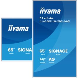 IIYAMA LH6581UHSG-1AG 163.9cm 4K Ultra HD 3840x2160 VA 24/7 2xHDMI 2xUSB USB-C