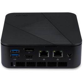 Acer 12N0U Barebone Veriton Vn1502 gr Mini PC Negro Intel N100 DDR4 M.2 SSD Wi-Fi 6 HDMI 2.1 DP 1.4a 5x USB 3.2 Gen 2 Sin SO