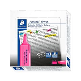 Rotulador Staedtler Textsurfer Classic 364 Fluorescente Rosa 10 unidades