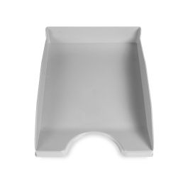 Bandeja Sobremesa Plastico Q-Connect Gris Opaco 240x70x340 mm 6 unidades