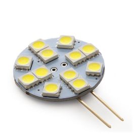 Bombilla LED G4 2.4W 180Lm 6000ºK 40.000H [KD-G4-12-2,4W-5050SMD-CW]
