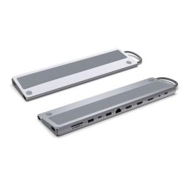 Ewent EW1150 Docking Station USB-C 12 en 1 con 2x HDMI 4K, DisplayPort, USB 3.2, PD 100W, Gigabit Ethernet, Lector SD Precio: 77.50000027. SKU: B1FFHLMXPB