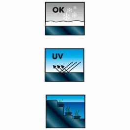 Ubbink Cubierta de Piscina de PVC 0.5mm - 4x4m