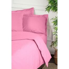 Juego de cama ASI8684282600800 - 1 funda nórdica 220x240 cm + 2 fundas almohada 60x60 cm - 100% algodón reforzado - Rosa