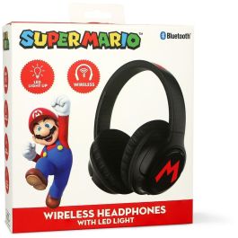 OTL Technologies Auriculares Inalámbricos LED Super Mario Bros Bluetooth 5.3 con Micrófono Autonomía 50h