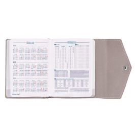 Agenda Encuadernada Liderpapel Psara A5 2025 Dia Pagina Color Gris Piedra Papel 70 gr