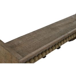 Perchero de Pared Home ESPRIT Marrón Negro Madera Metal 67 x 17 x 27 cm Perchero de Pared Home ESPRIT Marrón Negro Madera Metal 67 x 17 x 27 cm