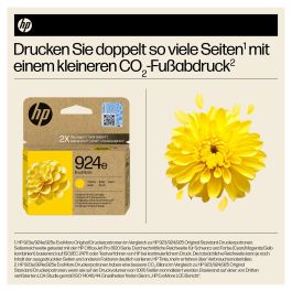 HP 924e Cartucho de Tinta Original EvoMore Amarillo Alto Rendimiento (XL) para HP