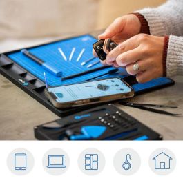 iFixit FixMat Magnetic Screw Mat con Superficie Dry-Erase para Proyectos y Organización de Tornillos