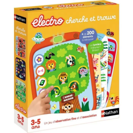 Nathan NAT3701656100478 Juego Educativo Electro Search and Find - A partir de 3 años