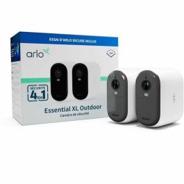 Arlo ARL1712816610183 Pack 2 Cámaras de Vigilancia FHD XL Essential2 para Exterior con Batería y Visión Nocturna