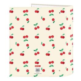 Carpeta de anillas Safta Cherry Beige A4 27 x 33 x 6 cm Carpeta de anillas Safta Cherry Beige A4 27 x 33 x 6 cm