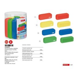 Set 8 port. cuadrados silicona surt. pop it 27x23xcm - modelos surtidos Set 8 port. cuadrados silicona surt. pop it 27x23xcm - modelos surtidos