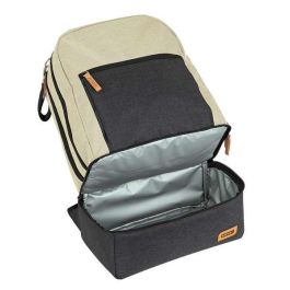 Bolsa de Deporte con Portazapatos Safta M883 Beige Gris oscuro 15 L