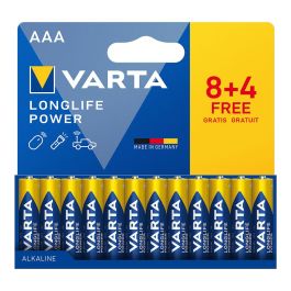Pila alkalina longlife power aaa - lr03 (blister cartón 12 unidades 8+4) ø10,5 x 44,5 mm Precio: 6.50000021. SKU: B18AE7RZD5