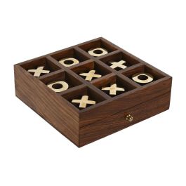 Juego Colonial DKD Home Decor Marron 20.5 x 6.7 x 20.4 cm Set de 4