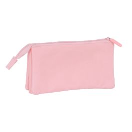 Safta Estuche Escolar Portatodo Triple con Tres Cremalleras Kappa Basics, Organizador de Material Escolar 120x220x30 mm Safta Estuche Escolar Portatodo Triple con Tres Cremalleras Kappa Basics, Organizador de Material Escolar 120x220x30 mm