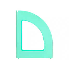 Q-connect Revistero Plástico Verde Menta 320x250x80 mm