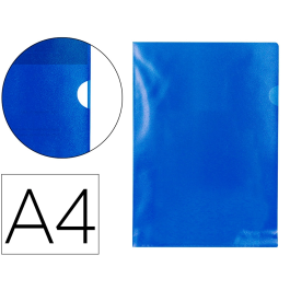 Q-connect Carpeta Dossier Uñero Plástico DIN A4 120 Micras Azul Caja 100 Unidades Precio: 13.59000005. SKU: B1AXQAC3WG