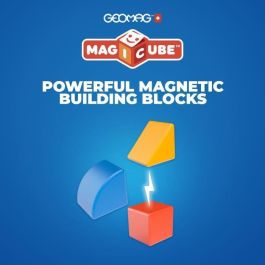 Geomag Magicube 208 Bloques magnéticos 9 piezas Plástico reciclado Varias formas Animales GEO0871772002086