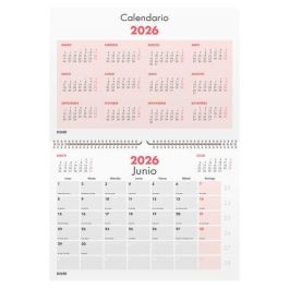 Calendario (2026) Dohe Pared Mensual Numeros Grandes A3 297X420 Precio: 8.49999953. SKU: B1C5SL2XSW