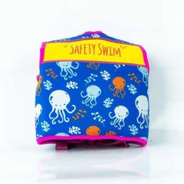 Kohala Chaleco de Natación Infantil Pulpitos Rosa. Confeccionado en Neopreno y Lycra para Niños de 18 a 36 Meses.