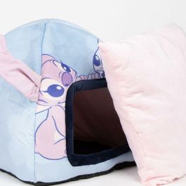 Cerdá Cueva Cama para Perro Stitch Talla Única Azul Claro