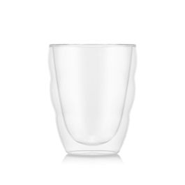 Bodum BOD0699965199210 - Juego de 6 Vasos Térmicos Pilatus, Doble Pared, 0,35 L, Transparente
