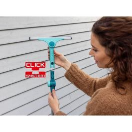 Leifheit 51425 M Limpiacristales 2 en 1 Pro Reach para Ducha, 28 cm, con Articulación Móvil, Borde de Goteo y Sistema Click Leifheit 51425 M Limpiacristales 2 en 1 Pro Reach para Ducha, 28 cm, con Articulación Móvil, Borde de Goteo y Sistema Click