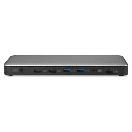 Kensington SD5760T Dock de Puertos Thunderbolt 4 Dual 4K/8K, Carga 96W PD, Ethernet, Lector de Tarjetas SD/microSD, Gris - Compatible con MacBook M-Series
