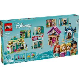 LEGO 43246 Disney Princess Las Aventuras de las Princesas Disney en el Mercado, Juguete con 4 Mini Muñecas: Ariel, Cenicienta