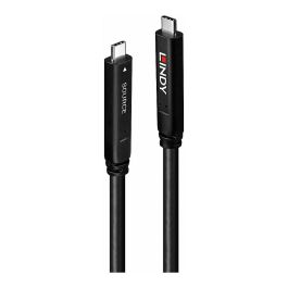 Lindy Cable Híbrido USB C a USB C, USB 3.2 Gen 2 & DP 1.4, Transferencia de Datos, Video y Carga PD 60W, 10m Precio: 313.99000028. SKU: B1DR82F5NL