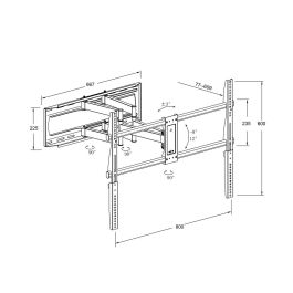 Soporte TV TM Electron 90" 70 Kg Soporte TV TM Electron 90" 70 Kg